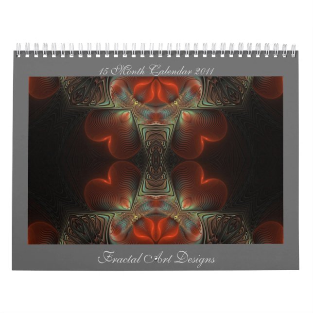 Calendário de Designs de Arte Fractal 2011 (Capa)