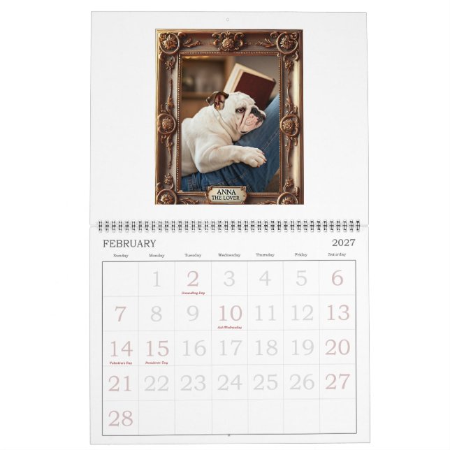 Calendário de Dias Boos do Bode Berry Azul (Fev 2027)