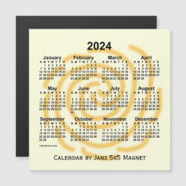 Calendário de Dias Úteis de 2024 por Imagem 5x5 de