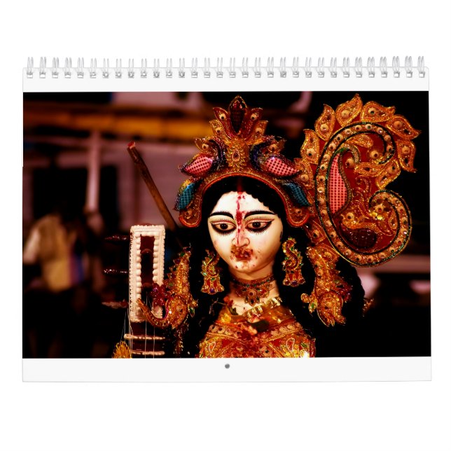 Calendário de Durga Puja (Verso)