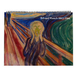 Calendário de Edvard Munch.