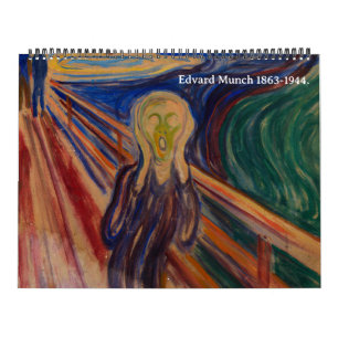 Calendário de Edvard Munch.
