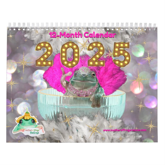 Calendário De Emergência Da Mãe Dos Sapos 2025 (Capa)