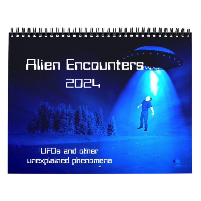 Calendário de Encontros de alienígena 2024 (Capa)