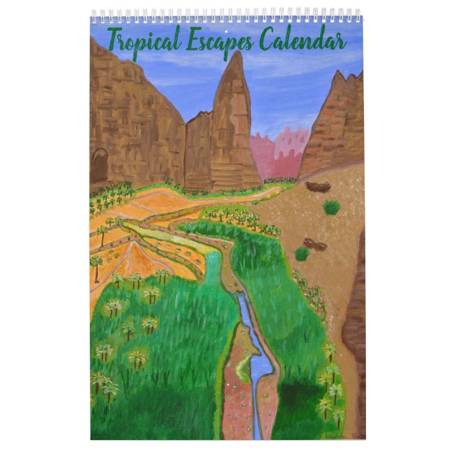 Calendário de Escapas Tropicais (Capa)