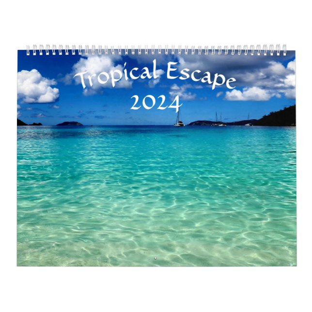 Calendário de Escape Tropical 2024 (Capa)