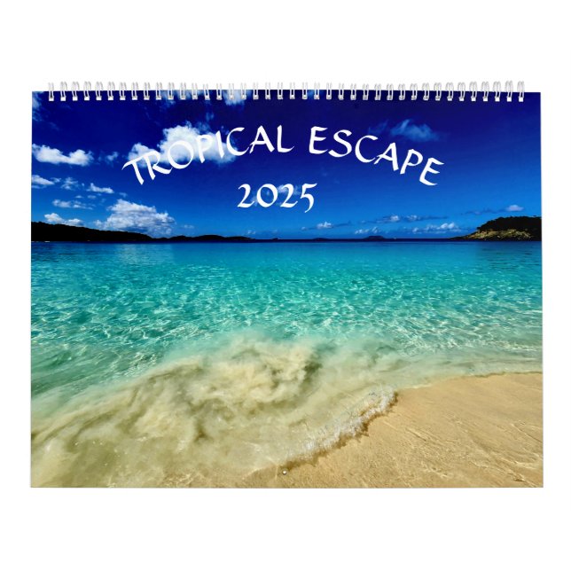 Calendário de Escape Tropical 2025 (Capa)