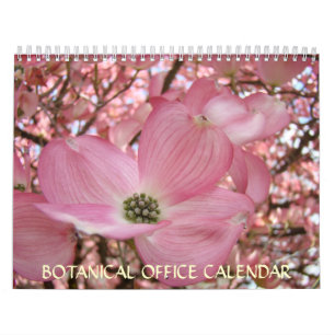 CALENDÁRIO DE ESCRITÓRIO BOTÂNICO Flores Presentes