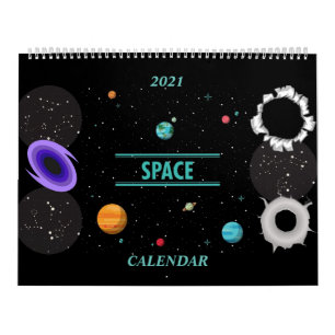 Calendário de Espaço Personalizável
