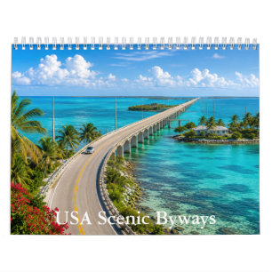 Calendário de Estradas Panorâmicas dos EUA