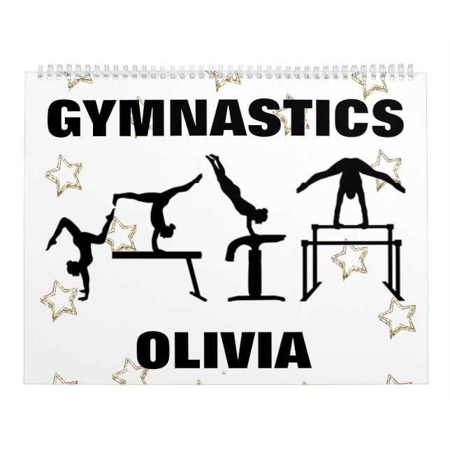 Calendário de Estrelas de Ginástica (Capa)