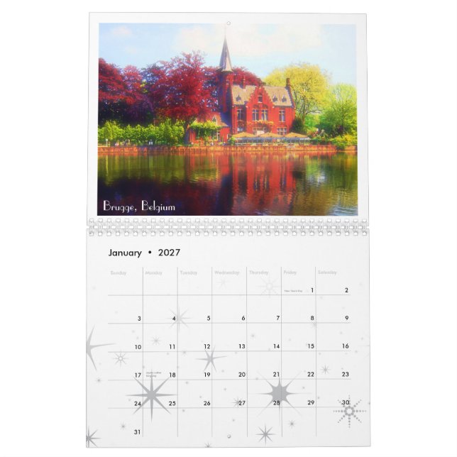 Calendário de Europa (Jan 2027)