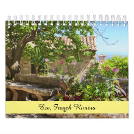 Calendário de Eze, na Riviera Francesa