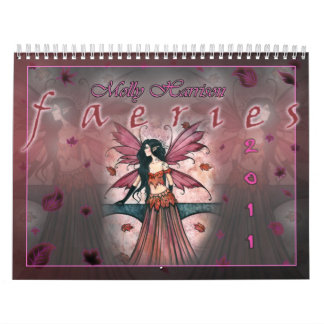 Calendário de Fadas 2011 por Molly Harrison