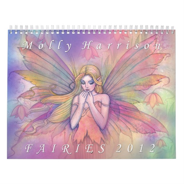 Calendário de Fadas 2012 por Molly Harrison (Capa)