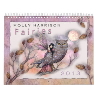 Calendário de Fadas 2013 por Molly Harrison
