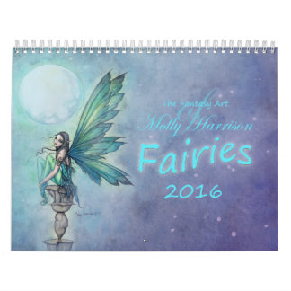 Calendário de Fadas 2016 por Molly Harrison Fantas