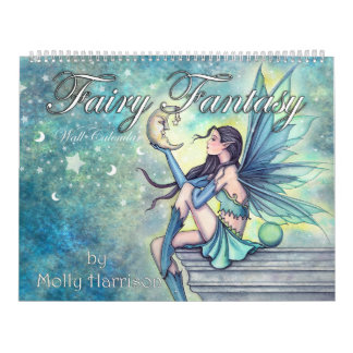 Calendário de Fadas Molly Harrison Arte Fantasia