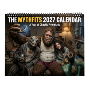Calendário de Fantasia de Criptozoologia Pé-Grande