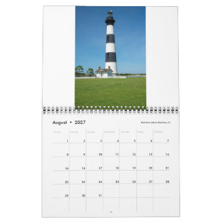 Calendário de Faróis da Carolina do Norte de 2027