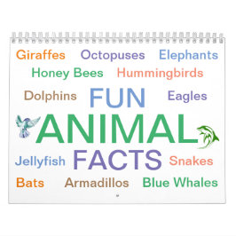Calendário de Fatos de Diversão Animal