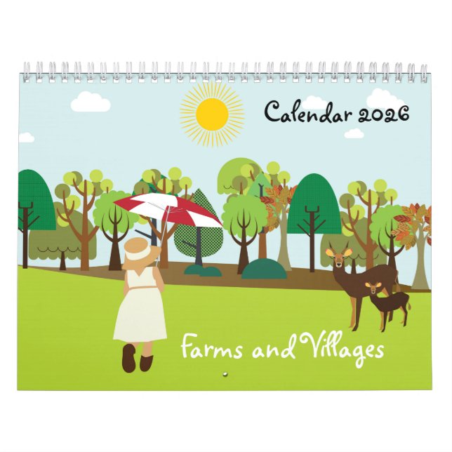 Calendário de Fazendas e Aldeias (Capa)