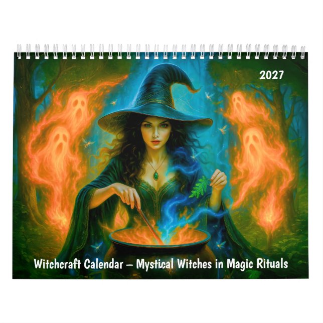 Calendário de Feitiçaria – Bruxas Místicas em Mag (Capa)