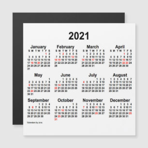 Calendário de Férias 2021 por meio do Imagro 5x5 d