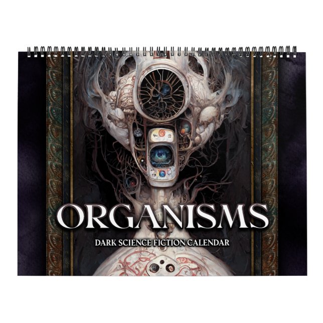 Calendário de Ficção Científica Sombria Surrealist (Capa)