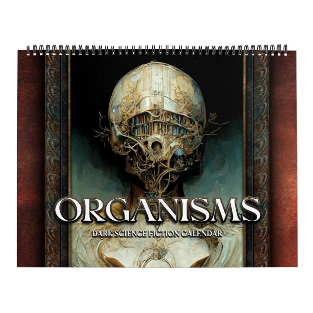 Calendário de Ficção Científica Sombria Surrealist (Capa)