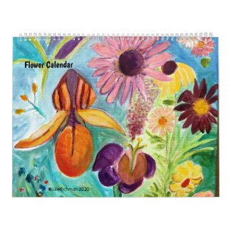 Calendário de Flor dos Desenhos Originais