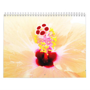 Calendário de flores da natureza
