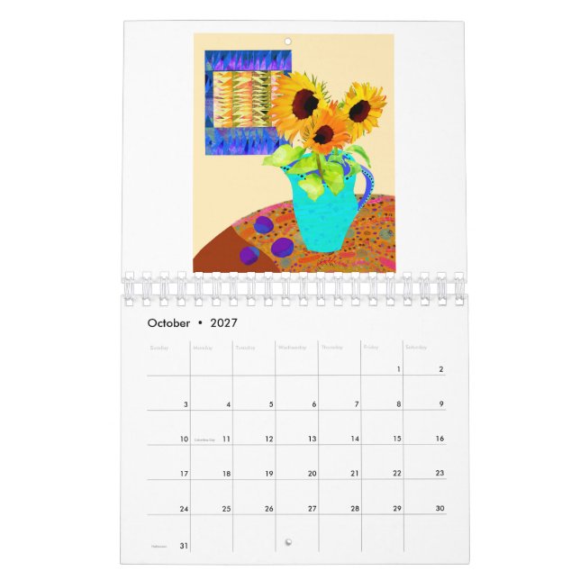 Calendário de Flores e Amigos (Out 2027)