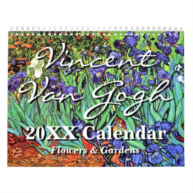 Calendário de Flores e Jardins Vincent Van Gogh (Capa)