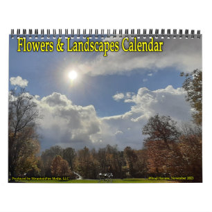 Calendário de Flores e Paisagens!