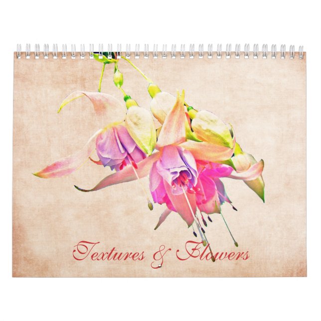 Calendário de Flores e Texturas (Capa)