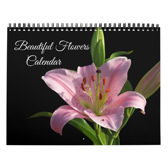 Calendário de Flores Lindas (Capa)