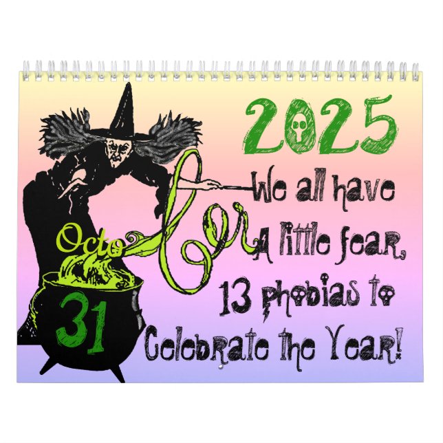 Calendário de Fobia de Halloween 2025 (Capa)