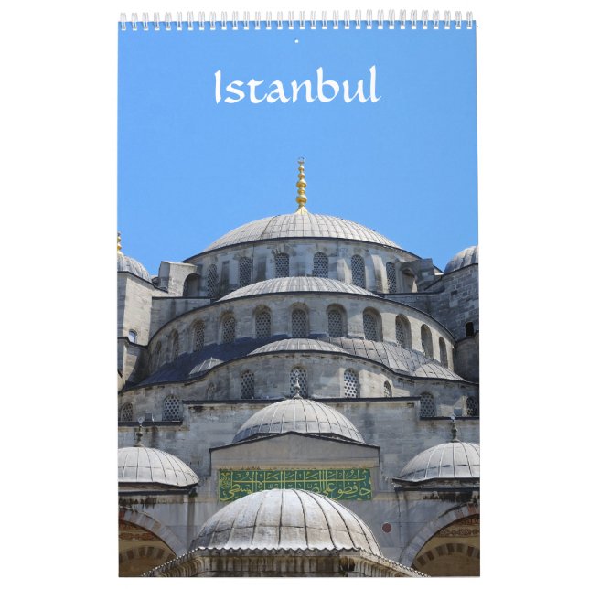 Calendário de Foto de Istambul por 12 meses (Capa)