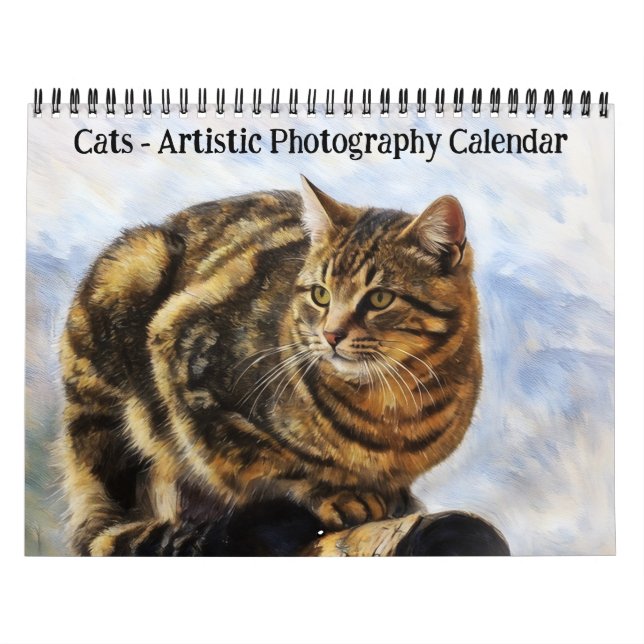 Calendário de Fotografia Artística de Gatos (Capa)