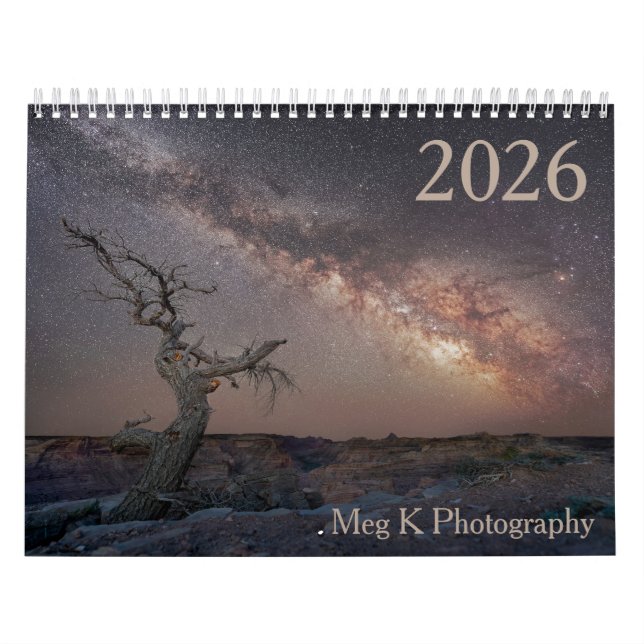 Calendário de Fotografia da Natureza 2026 (Capa)