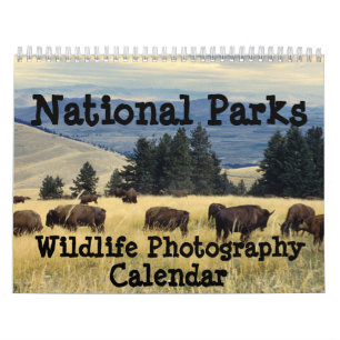 Calendário de Fotografia da Vida Selvagem de Parq