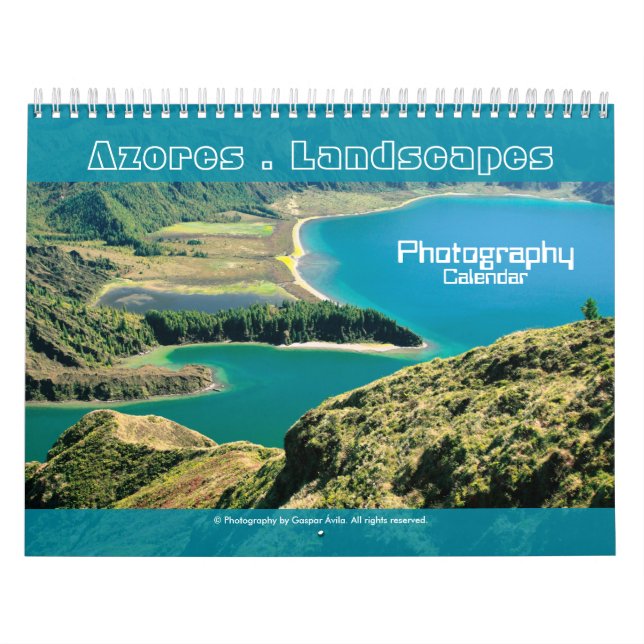 Calendário de Fotografia do Açores Landscapes (Capa)