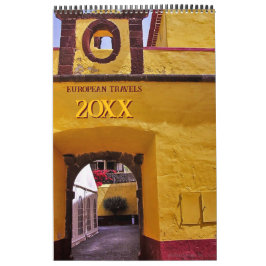 Calendário de Fotografia do Europe Viagem