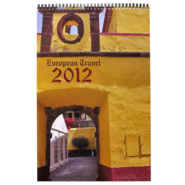 Calendário de Fotografia do Europe Viagem (Capa)