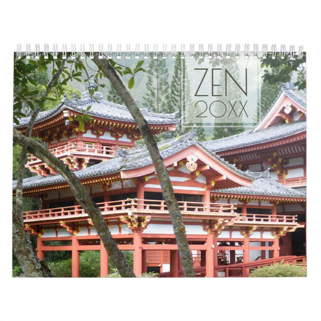 Calendário de Fotografia Espiritual de Zen Buddha (Capa)