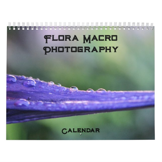 Calendário de Fotografia Flora Macro (Capa)