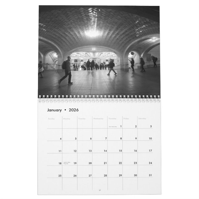 Calendário de Fotografia Rua LLFA 2025 (Jan 2026)