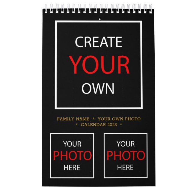 Calendário de Fotografias da Família 2026 / Crie o (Capa)