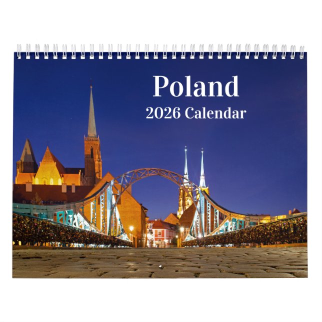 Calendário de Fotografias do Polônia 2026 (Capa)